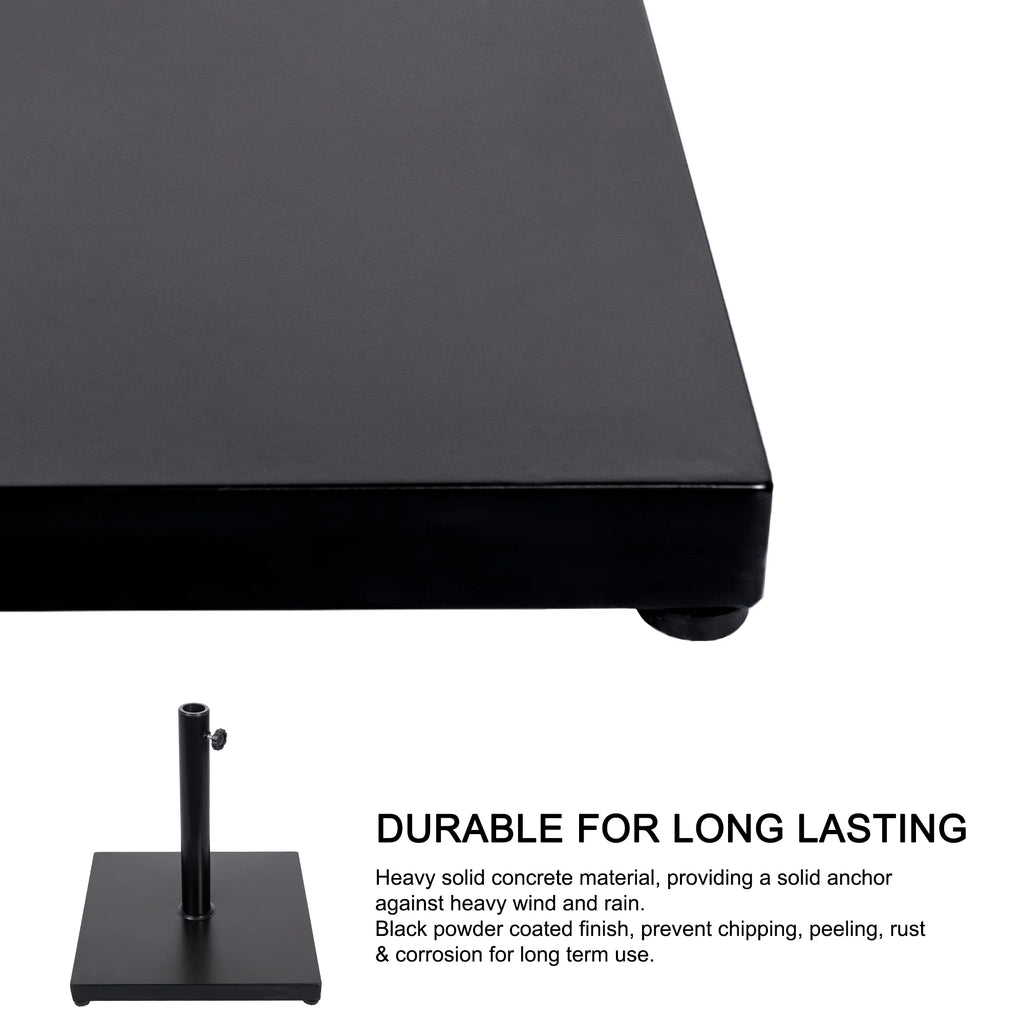 42lbs Waterproof Square Umbrella Base U1591