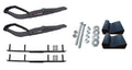 Black Razor Snowmobile Skis with 4" Round Bars Complete Kit P358825