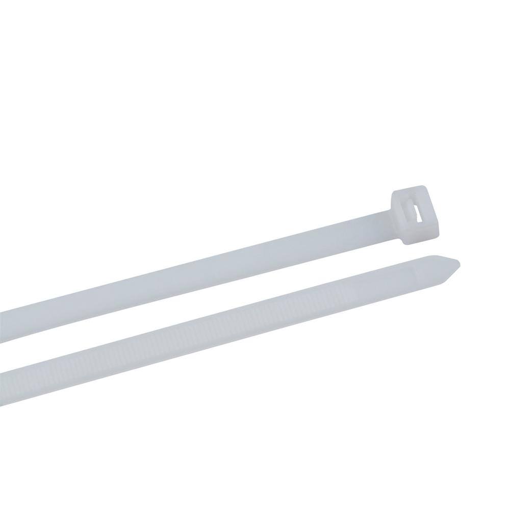Heavy Duty Cable Tie, Nylon, White, 48-In., 10-pk. M89860