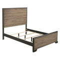 Wood California King Size Bed with 4 Slats Q238