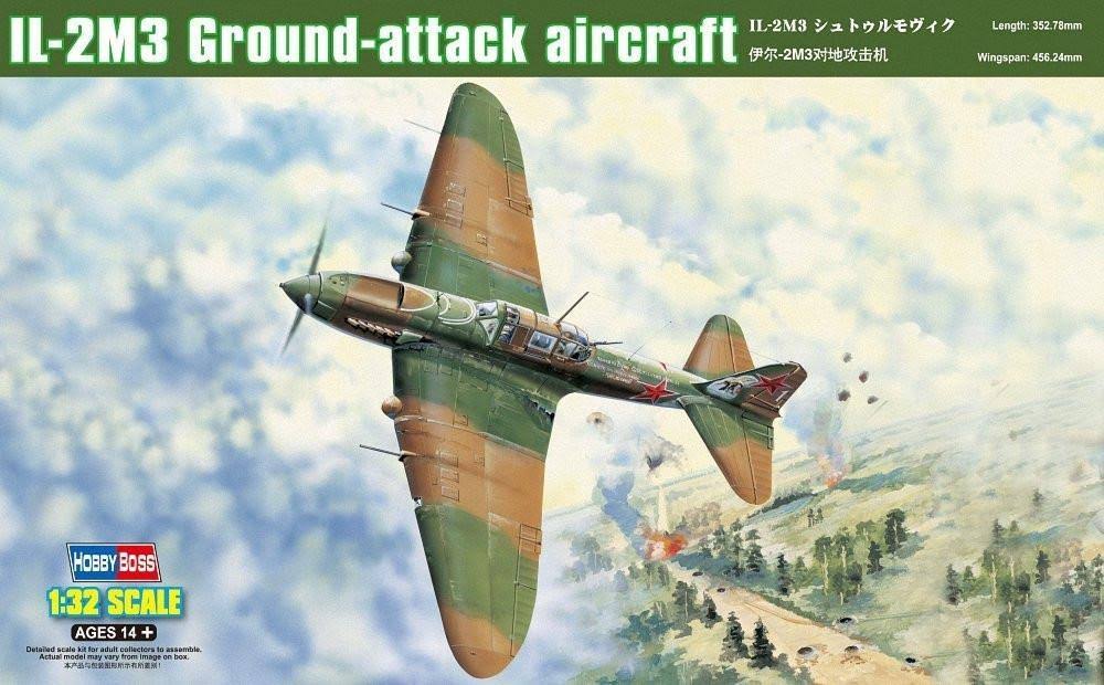 1/32 Il-2M3 Ground Attack Aircraft Model Kit C4135