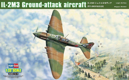 1/32 Il-2M3 Ground Attack Aircraft Model Kit C4135