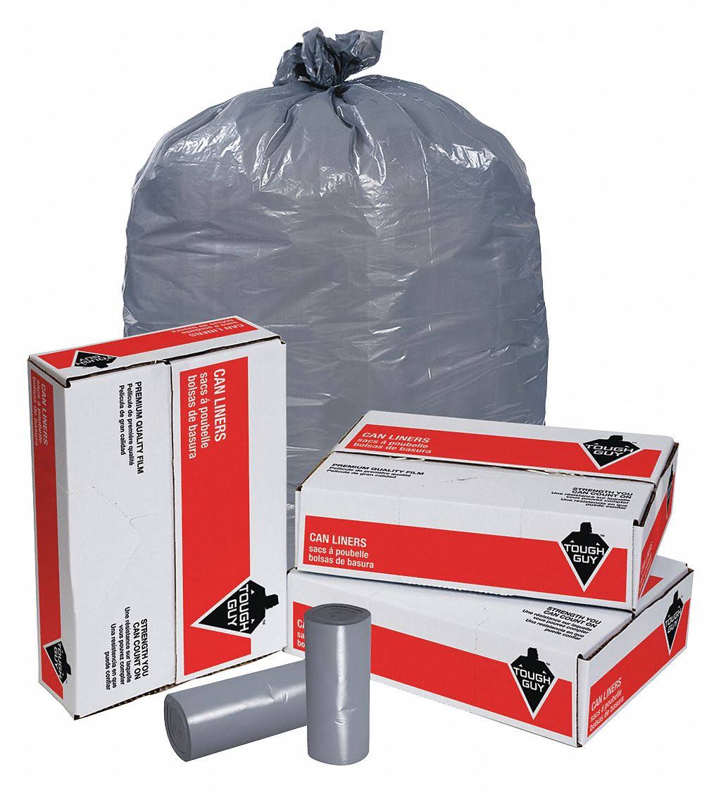 33 gal. Gray Trash Bags B92766