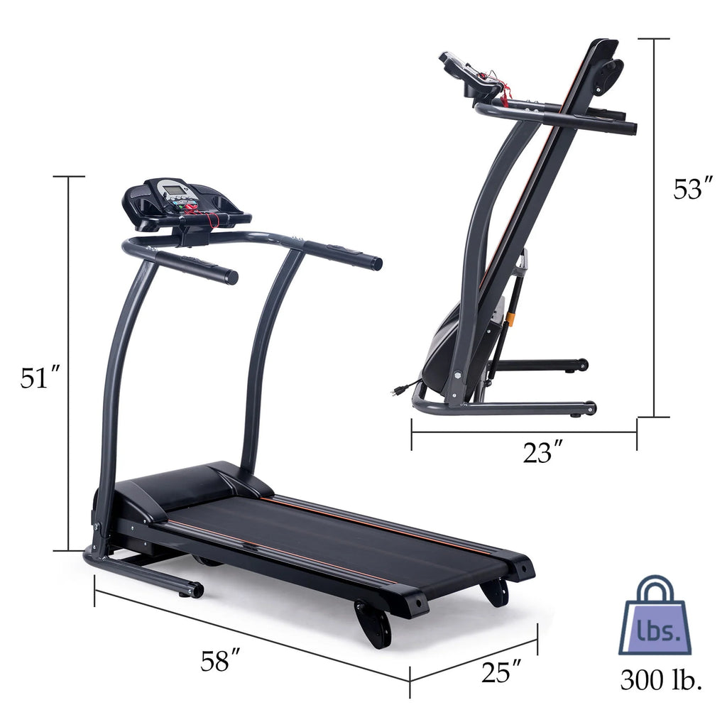 Foldable Incline Motorized Treadmill T649