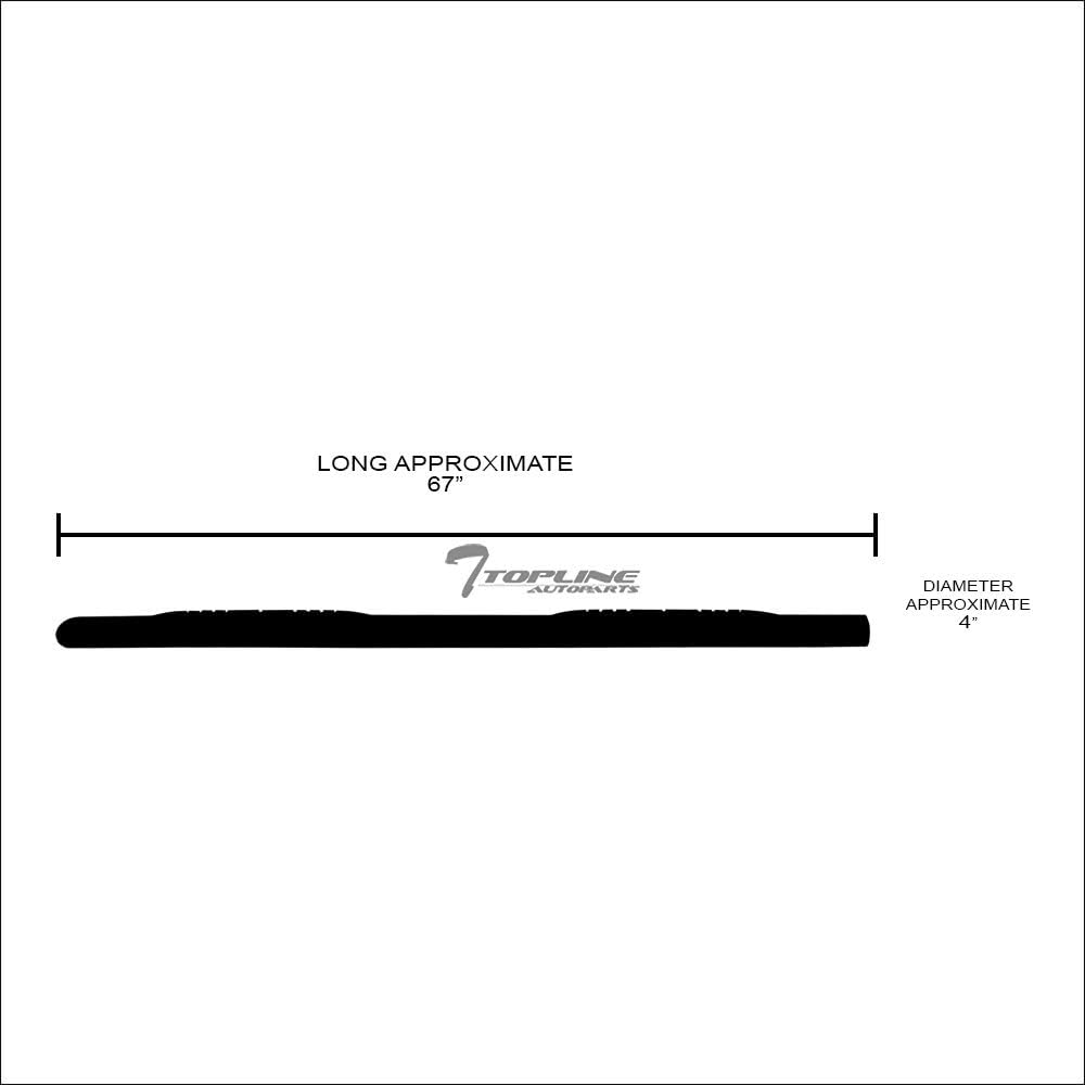 Polished Stainless Steel Side Step Nerf Bars F200942