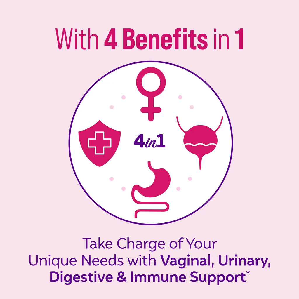 Women’s 4-in-1 Daily Probiotic Supplements 30 count P666