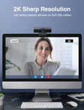 2K Web Camera with Dual Microphones P529