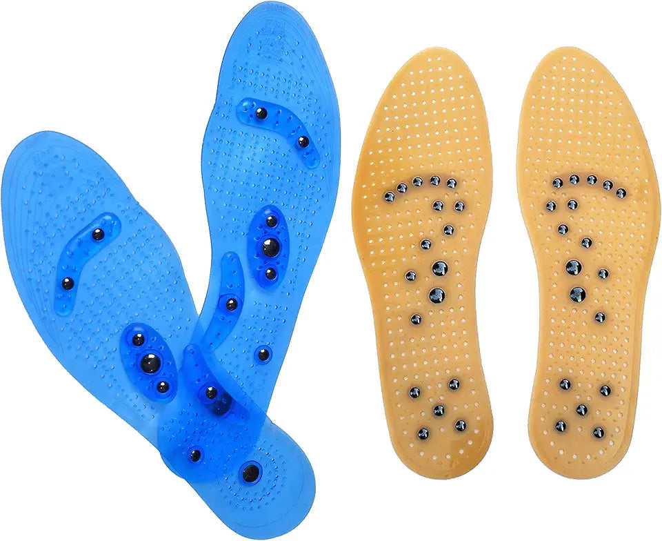 Gel Acupressure Magnetic Insoles Y164