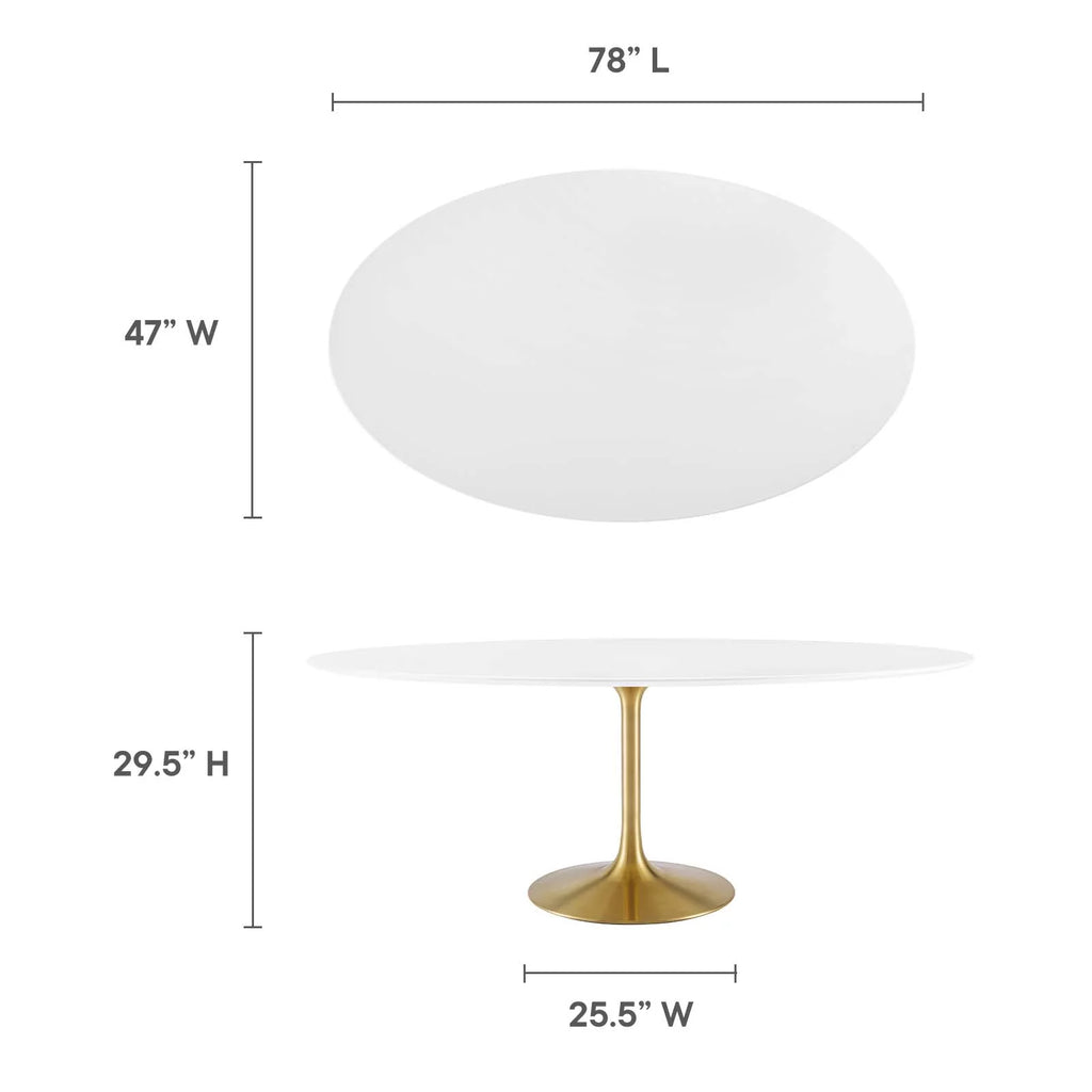 Oval Wood Dining Table L3196