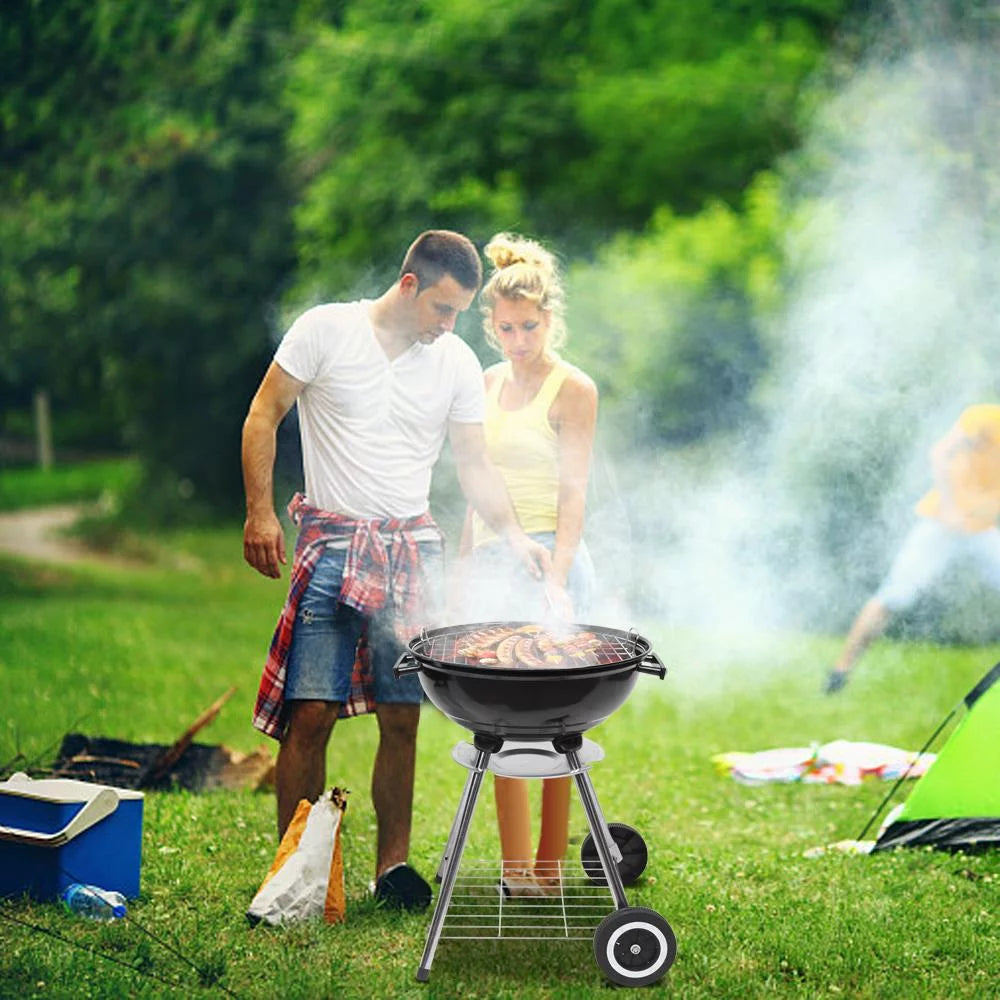 Round Charcoal Stove BBQ Grill B965044