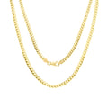 18K Yellow Gold Solid Miami Cuban Link Chain Pendant Necklace 16" - 30" D214161