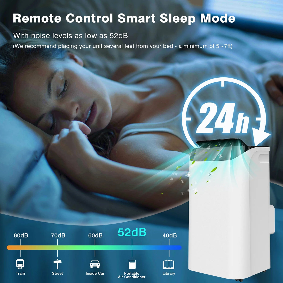 14000 BTU Portable Air Conditioner with Dehumidifier and Cooling Fan Z439919