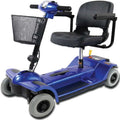 Blue 4 Wheel Folding Mobility Scooter Z952