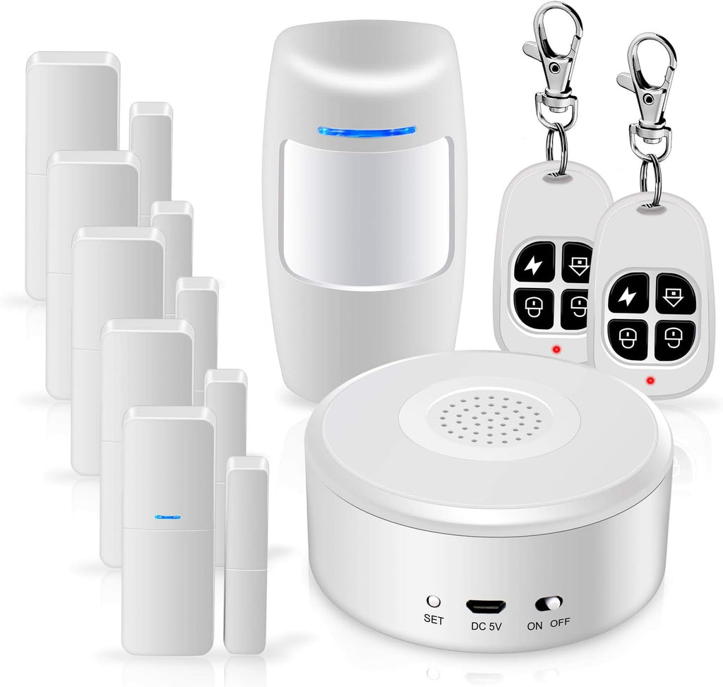9-Piece Wireless Home Security System Kit W493276