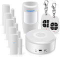 9-Piece Wireless Home Security System Kit W493276