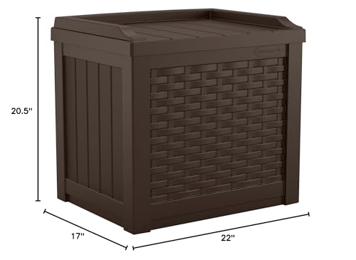 22 Gallon Small Resin Storage Seat J624