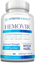 Witch Hazel Horse Chestnut 45 Capsules Hemorrhoid Support Supplement J353