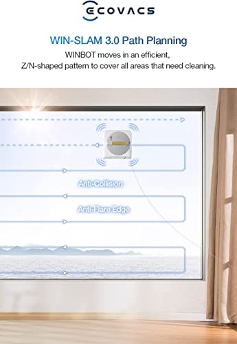 Window Cleaning Robot with 2800Pa Suction Power, Grey A721761
