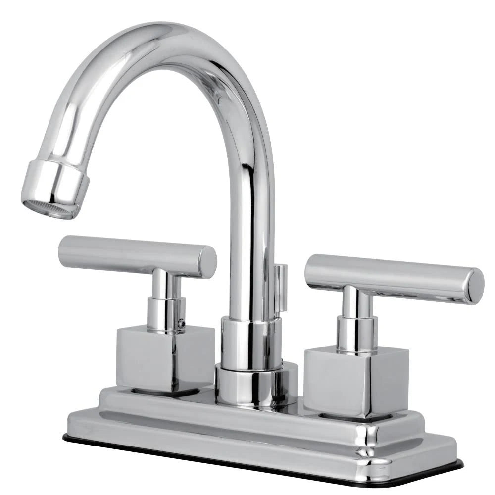 Polished Chrome Centerset Lavatory Faucet with Pop-Up B184