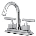 Polished Chrome Centerset Lavatory Faucet with Pop-Up B184