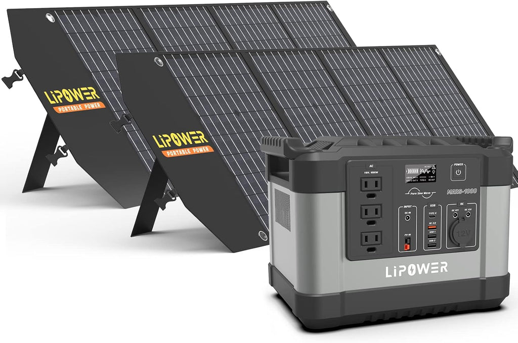 1000W Portable Power Station with 3 AC Outlets Q53415