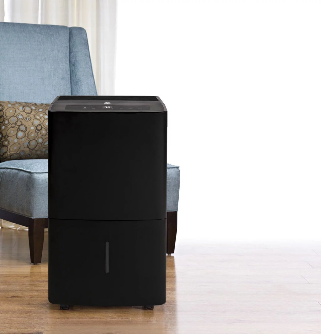 45-Pint Portable Dehumidifier with Drain, Black K410853