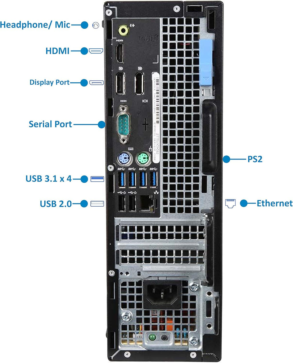 Intel Quad-Core i7-6700 4.0 GHz 32GB RAM 256GB NVMe SSD Desktop PC S773466