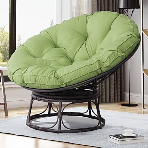 Blue Large Papasan Chair with Cushion and Frame P4435