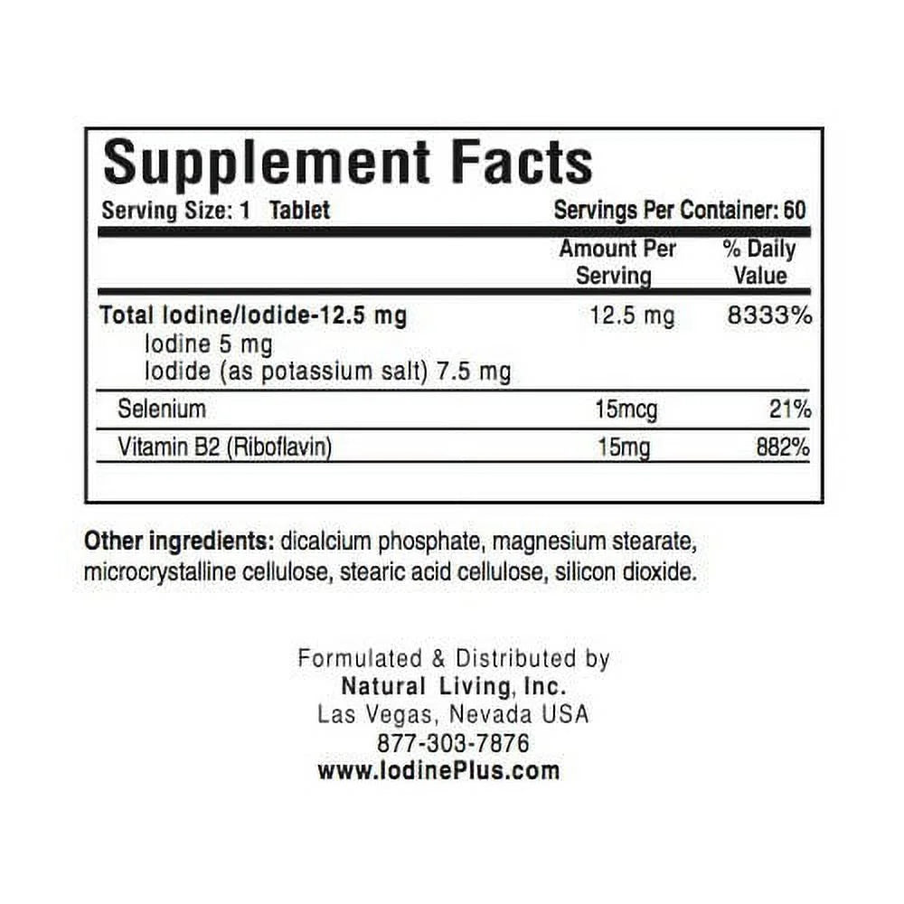 6 Bottles Iodine Plus B1176