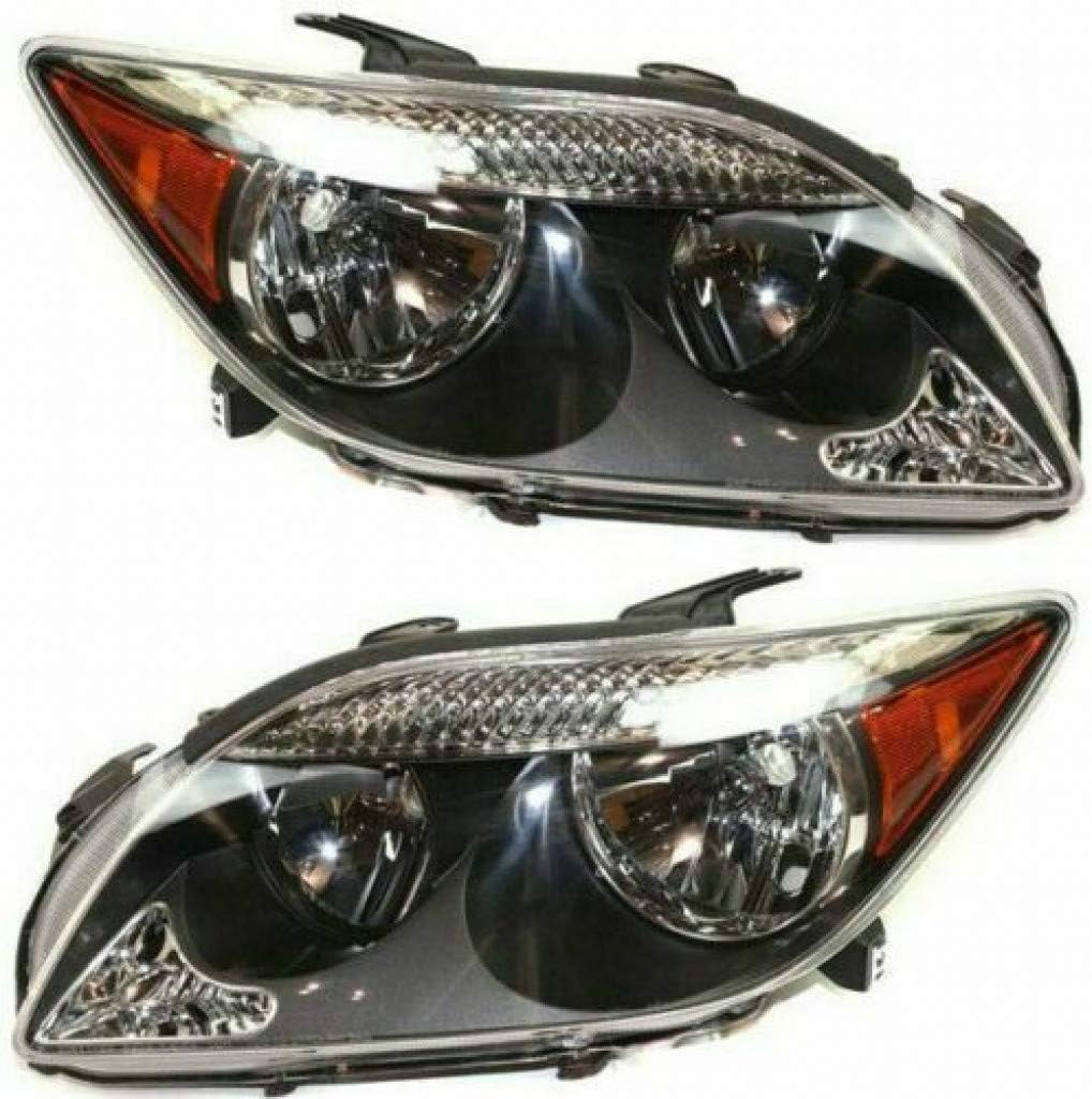 Driver and Passenger Side Headlight Assembly X1703