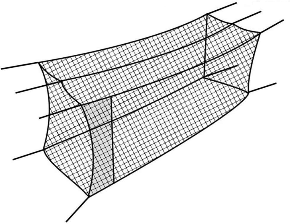 Heavy-Duty Twisted Rubber Batting Cage Net, 30 x 12 x 10 Feet A2988