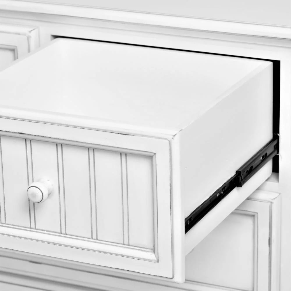 White 7 Drawer Wood Dresser C841756