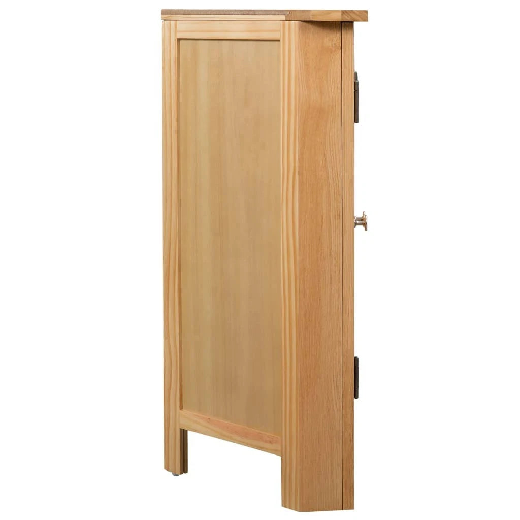 Solid Oak Wood Corner Cabinet Y5414
