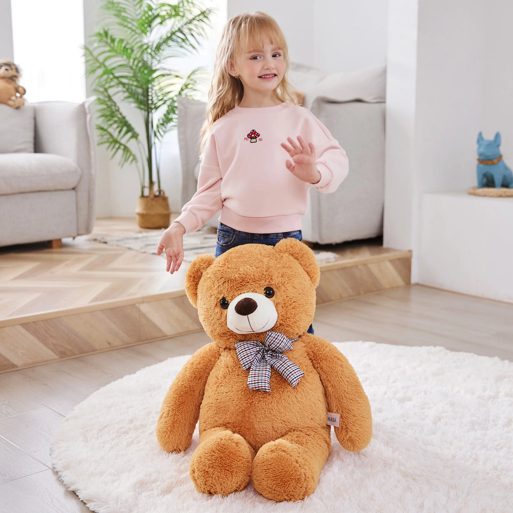 Giant Teddy Bear Stuffed Animal Plush Toy, 30" Brown Soft Plush O363