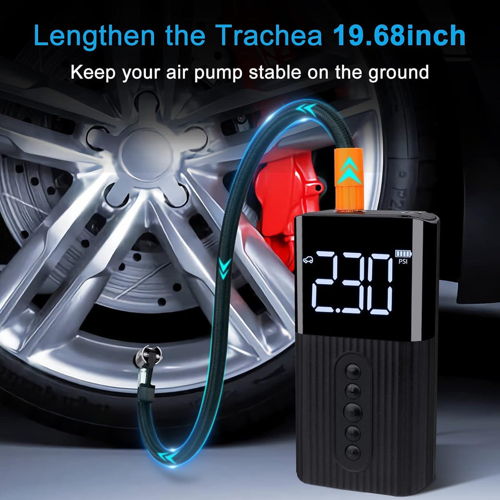 Portable Air Compressor 150PSI with Emergency Lights A690571