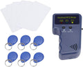 Handheld RFID Card Copier 125KHz ID Duplicator Reader Writer with 5Pcs Writable Keychain and 5Pcs Writable Card H223979