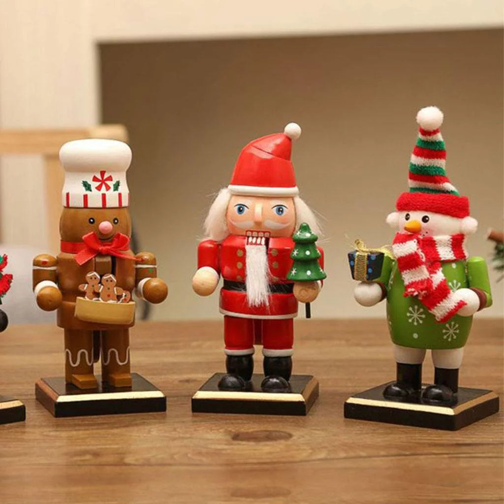 16cm Nutcracker Puppet Gingerbread Man Decor X438