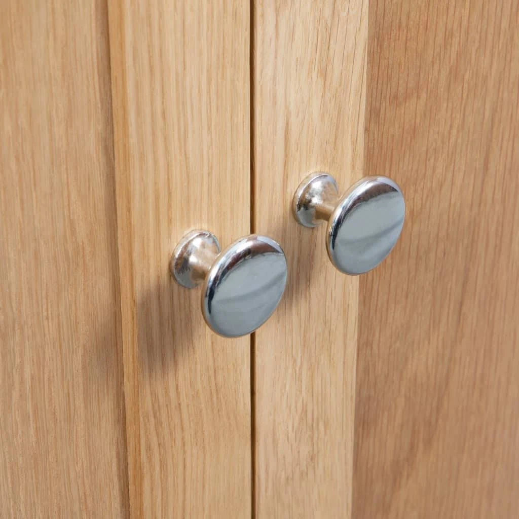 Solid Oak Wood Corner Cabinet Y5414