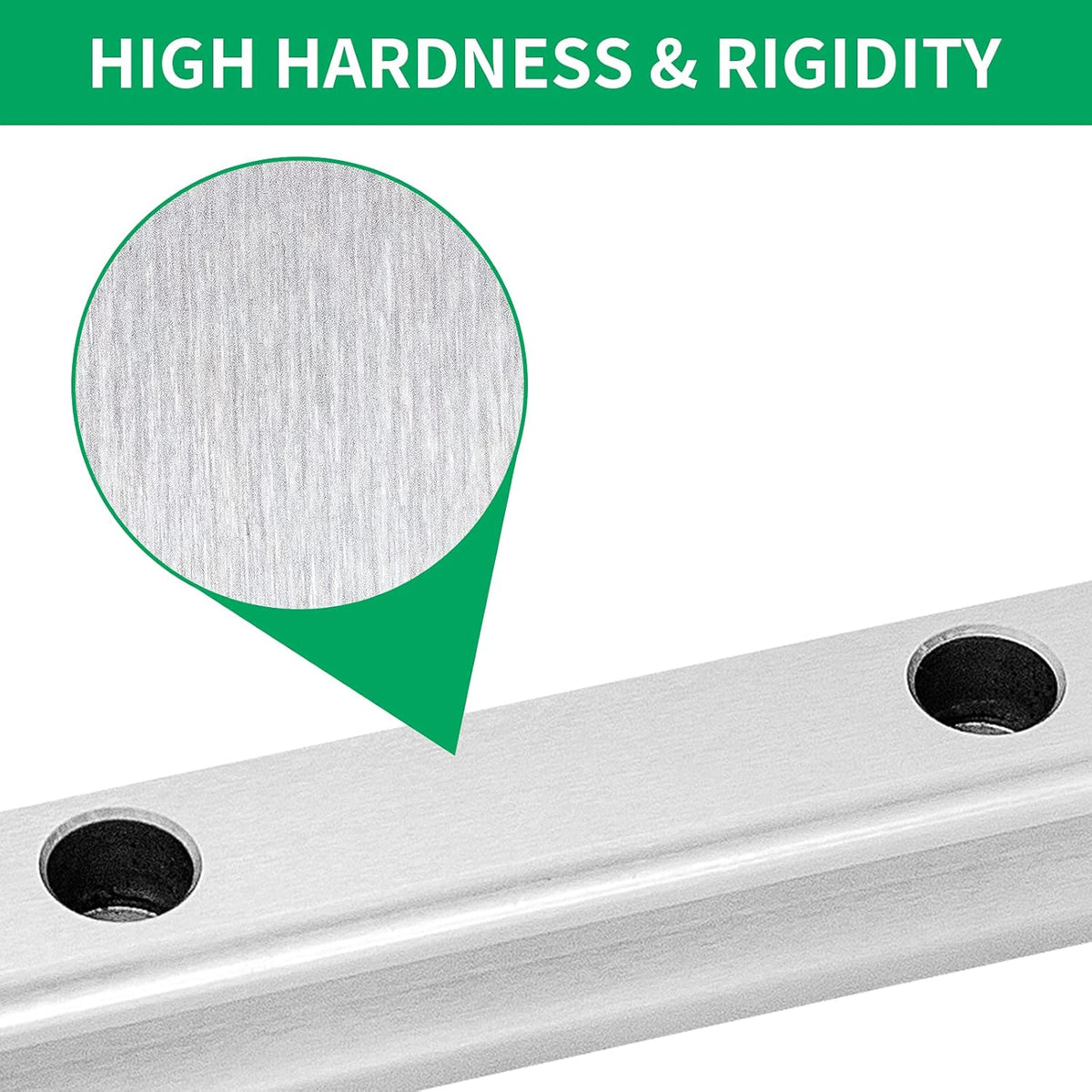 2X Linear Guideway Rail 4X Square Type Carriage Bearing Block Linear Rail Support for 15mm Slotted Bearings Y976399