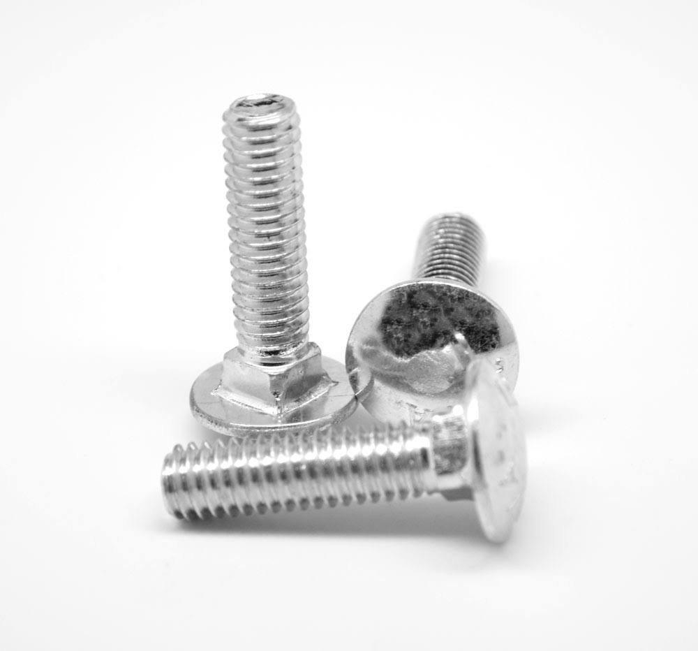 7/16x22-14 x 2x22 Coarse Thread Grade 5 Carriage Bolt Medium Carbon Steel Zinc Plated V951