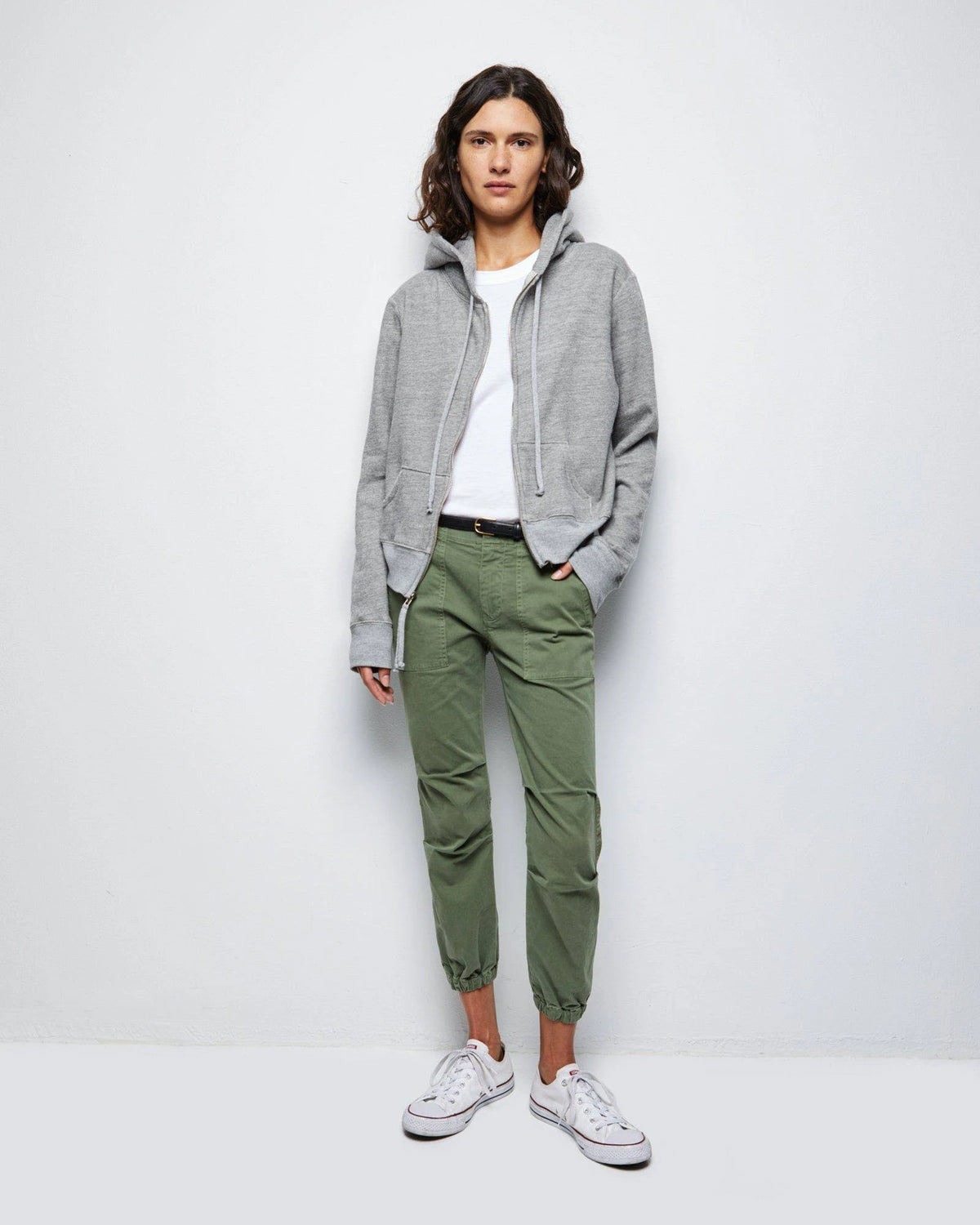 Cropped Military Pant Camo U433015