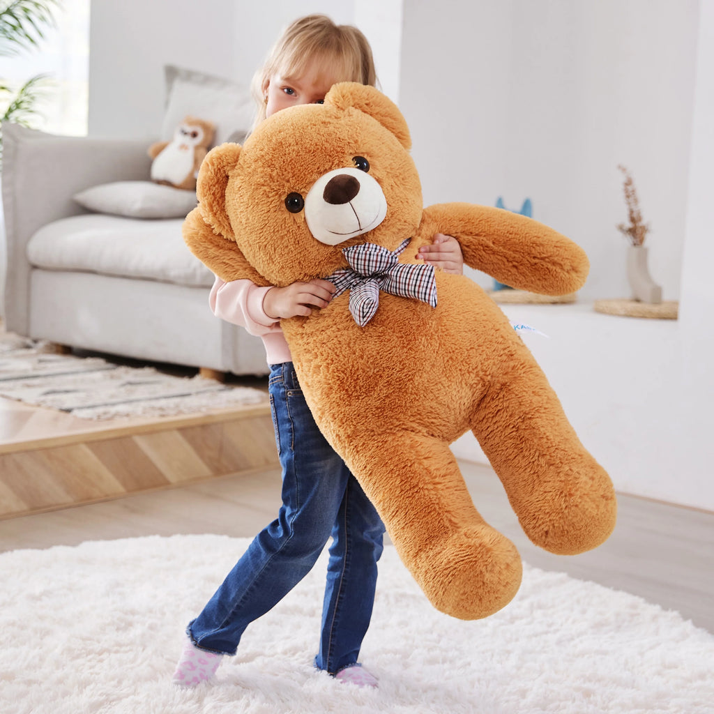 Giant Teddy Bear Stuffed Animal Plush Toy, 30" Brown Soft Plush O363
