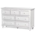 White 7 Drawer Wood Dresser C841756