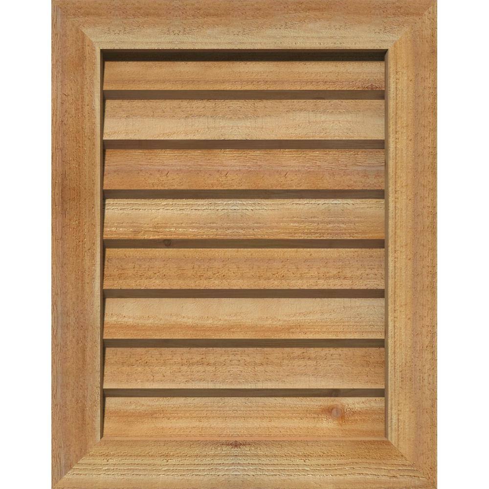 Vertical Gable Vent Unfinished Non-Functional F16865