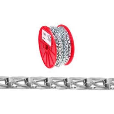 100' Bright Zinc Steel Sash Chain L499