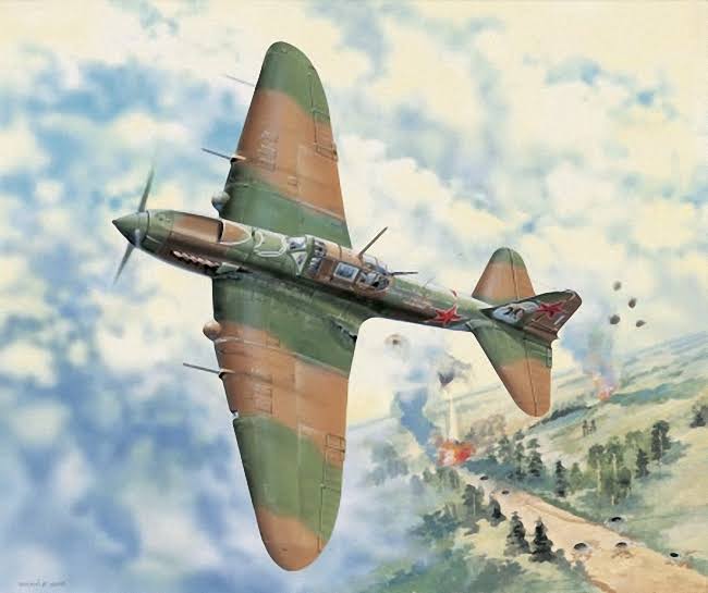 1/32 Il-2M3 Ground Attack Aircraft Model Kit C4135