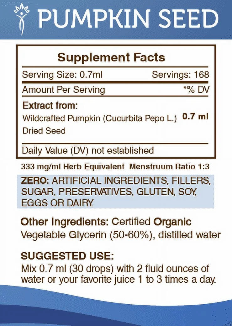 Pumpkin Seed Alcohol-FREE Extract 2x4 fl oz P486