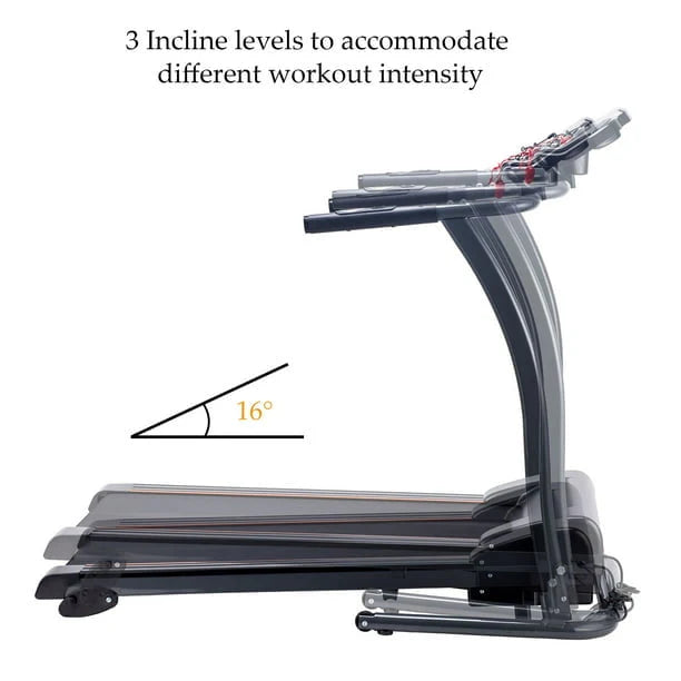 Foldable Incline Motorized Treadmill T649