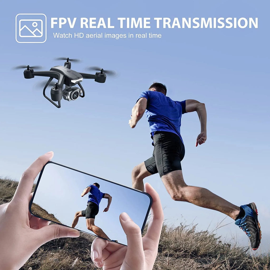 1080P HD Camera Wifi Drone with 2 Batteries A381