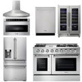 48 Propane Gas Range, Range Hood, Refrigerator, Dishwasher, Microwave, Wine Cooler K723451